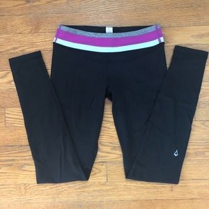 Ivivva colored waistband leggings